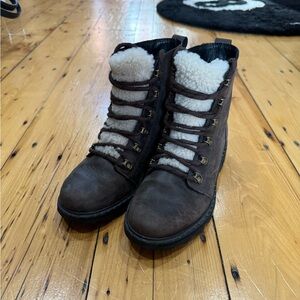 Sorel Waterproof Shearling-Lined Snow Winter Boots